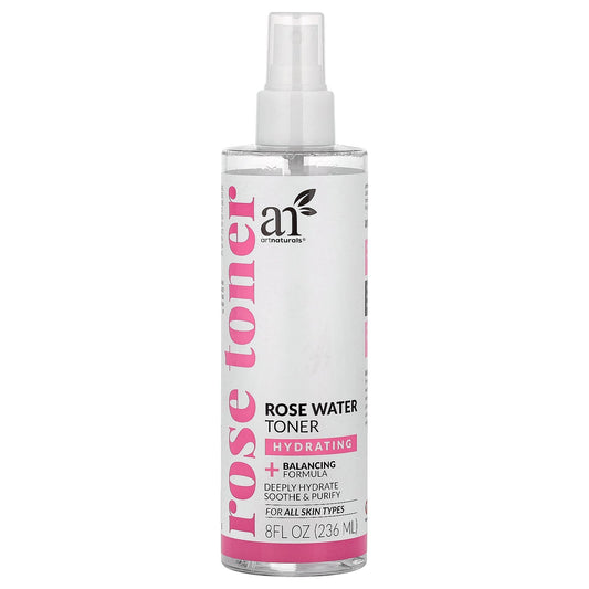 artnaturals, Rose Water Toner, For All Skin Types, 8 fl oz (236 ml)