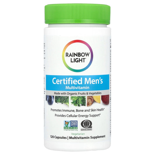 Rainbow Light, Certified Men's Multivitamin, 120 Capsules