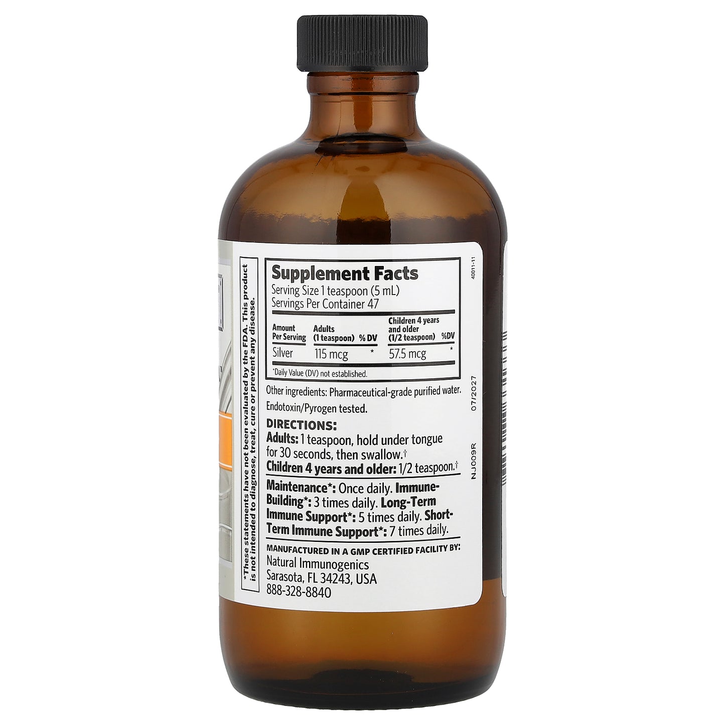 Sovereign Silver, Argentyn 23®, Professional Bio-Active Silver Hydrosol™, 23 PPM, 8 fl oz (236 ml)