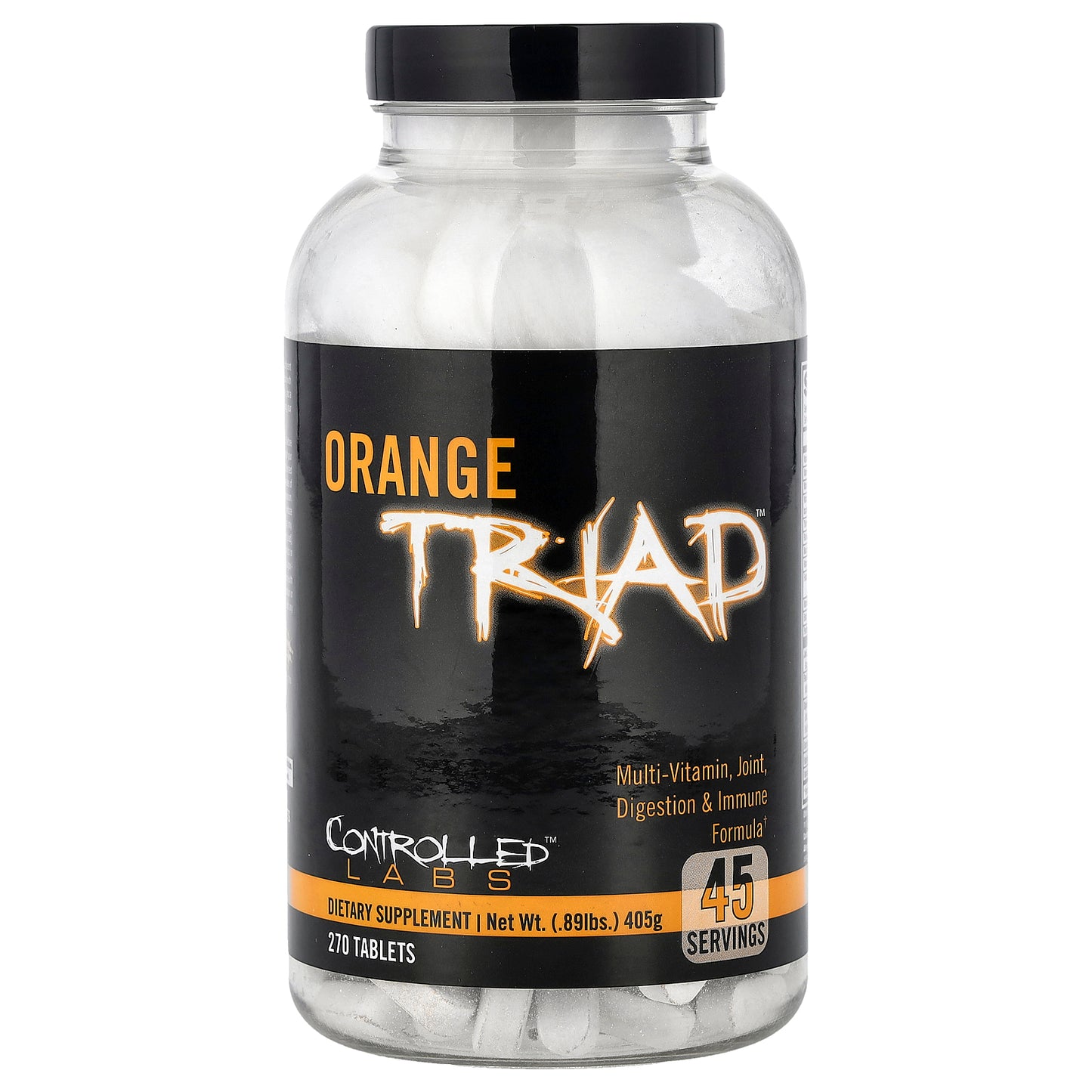 Controlled Labs, Orange Triad™, Multi-Vitamin, Joint, Digestion & Immune Formula, 270 Tablets