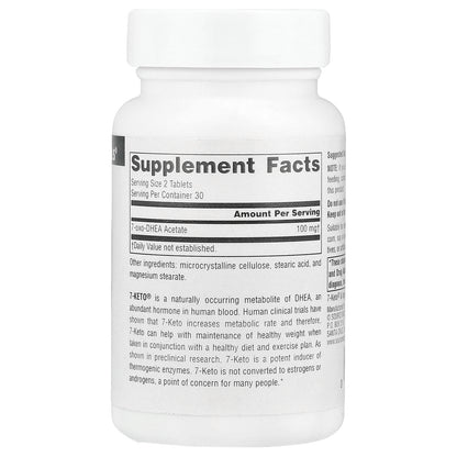 Source Naturals, 7-Keto®, DHEA Metabolite, 50 mg, 60 Tablets