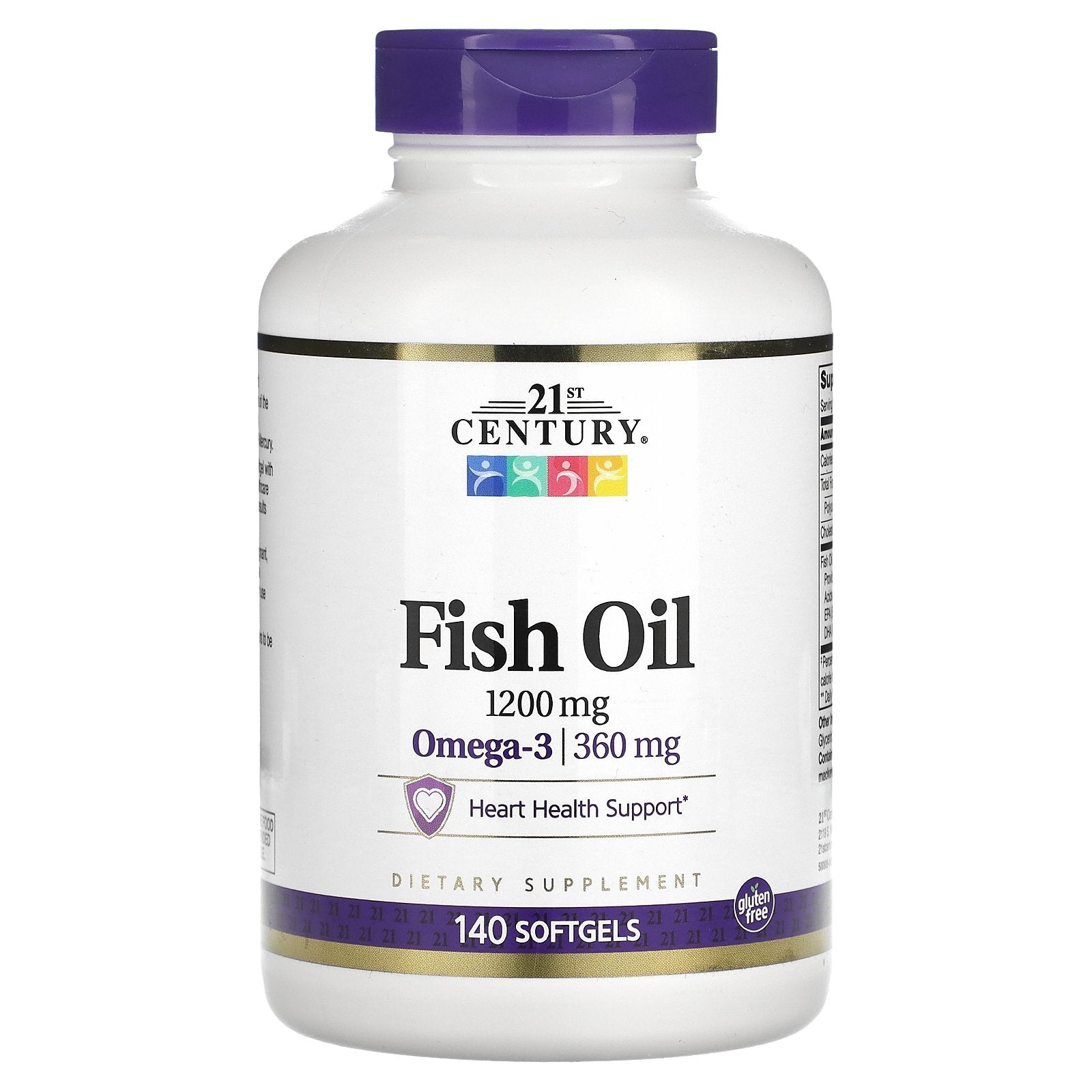 21st Century, Fish Oil, 1,200 mg, 140 Softgels