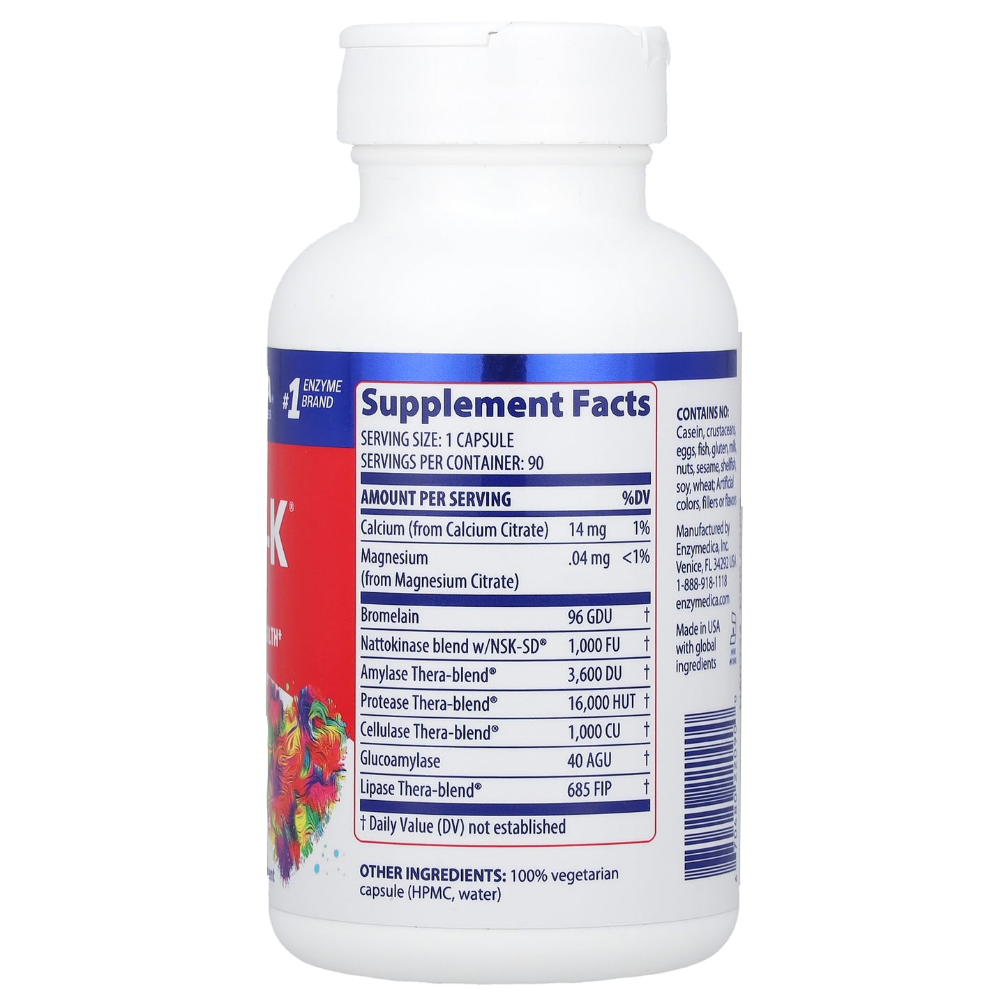 Enzymedica, Natto-K®, 90 Capsules