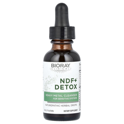 Bioray, NDF+® Detox, Heavy Metal Cleanser, 1 fl oz (30 ml)