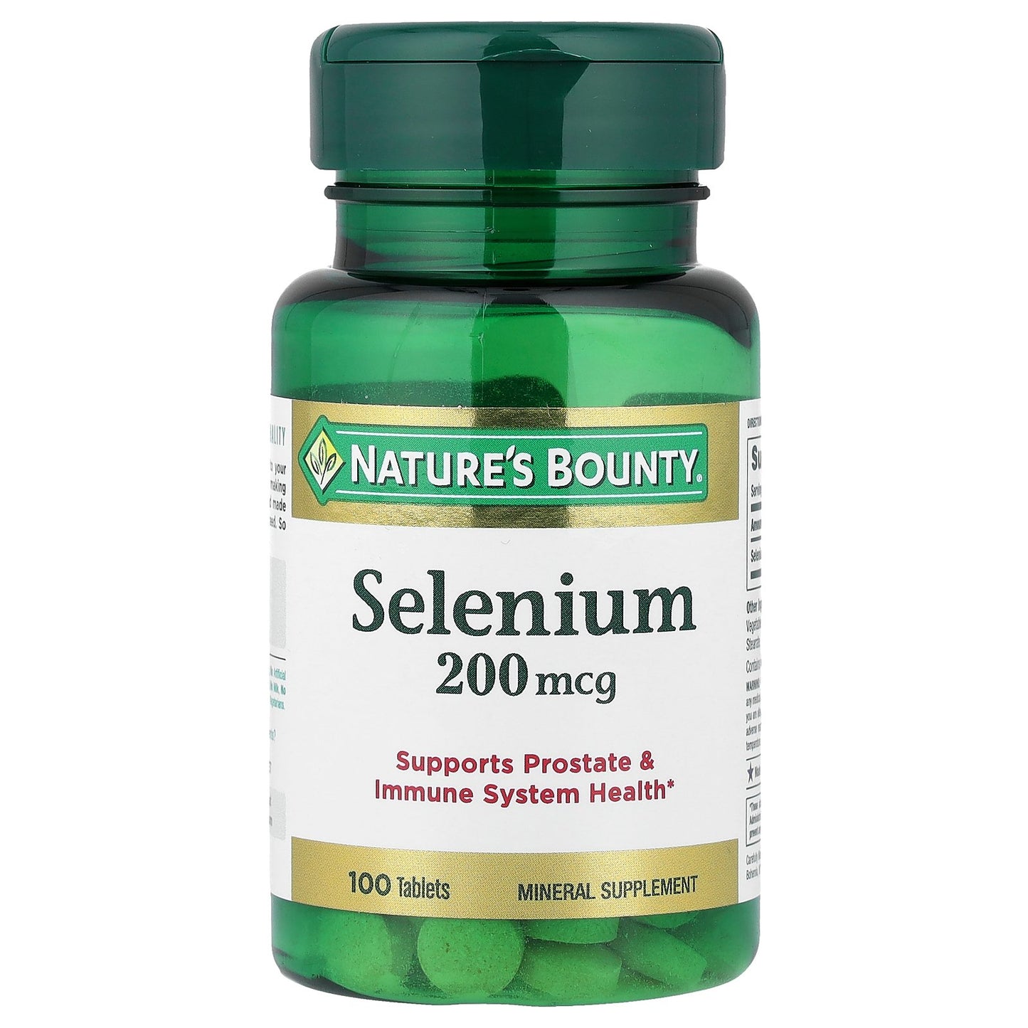 Nature's Bounty, Selenium, 200 mcg, 100 Tablets