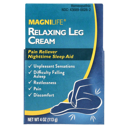 MagniLife, Relaxing Leg Cream, 4 oz (113 g)