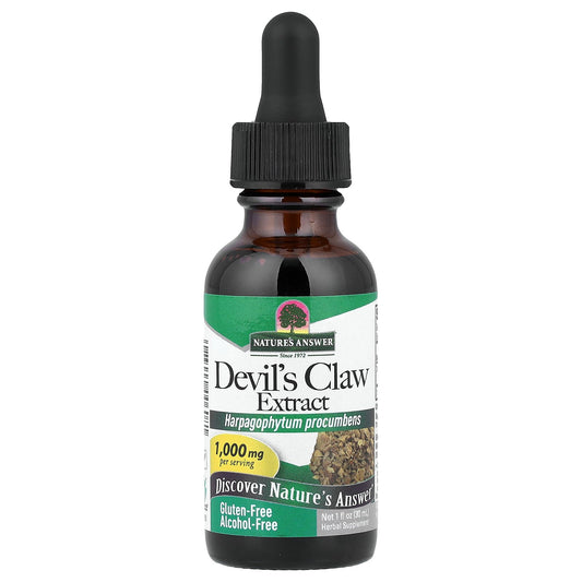 Nature's Answer, Devil's Claw Extract, Alcohol-Free, 1,000 mg, 1 fl oz (30 ml)