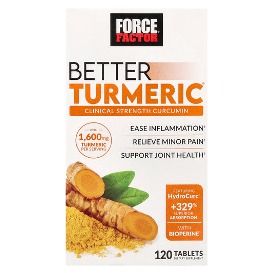 Force Factor, Better Turmeric®, 120 Tablets