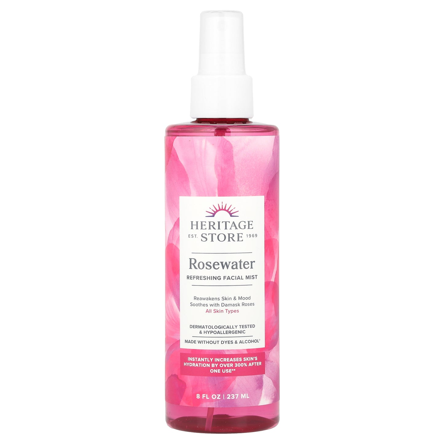 Heritage Store, Rosewater Refreshing Facial Mist, 8 fl oz (237 ml)