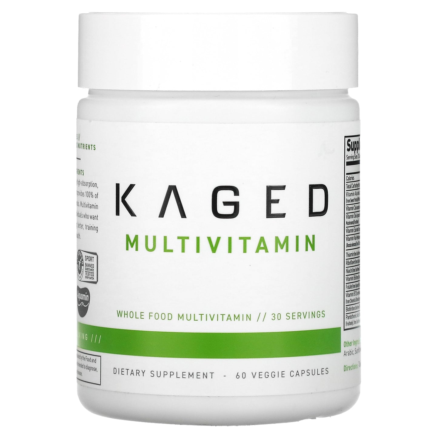 Kaged, MultiVitamin, 60 Veggie Capsules