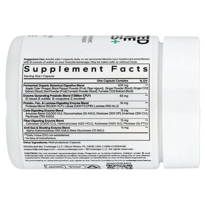 Codeage, Fermented Digestive Enzymes+, 90 Vegetable Capsules