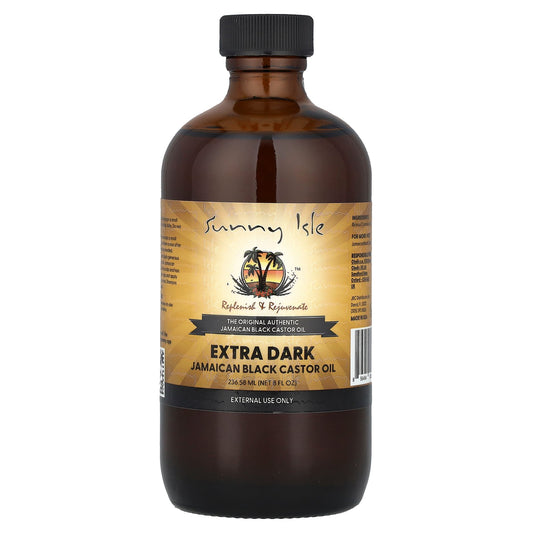 Sunny Isle, Extra Dark Jamaican Black Castor Oil, 8 fl oz (236.58 ml)