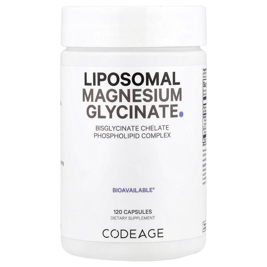 Codeage, Liposomal Magnesium Glycinate, 120 Vegetable Capsules