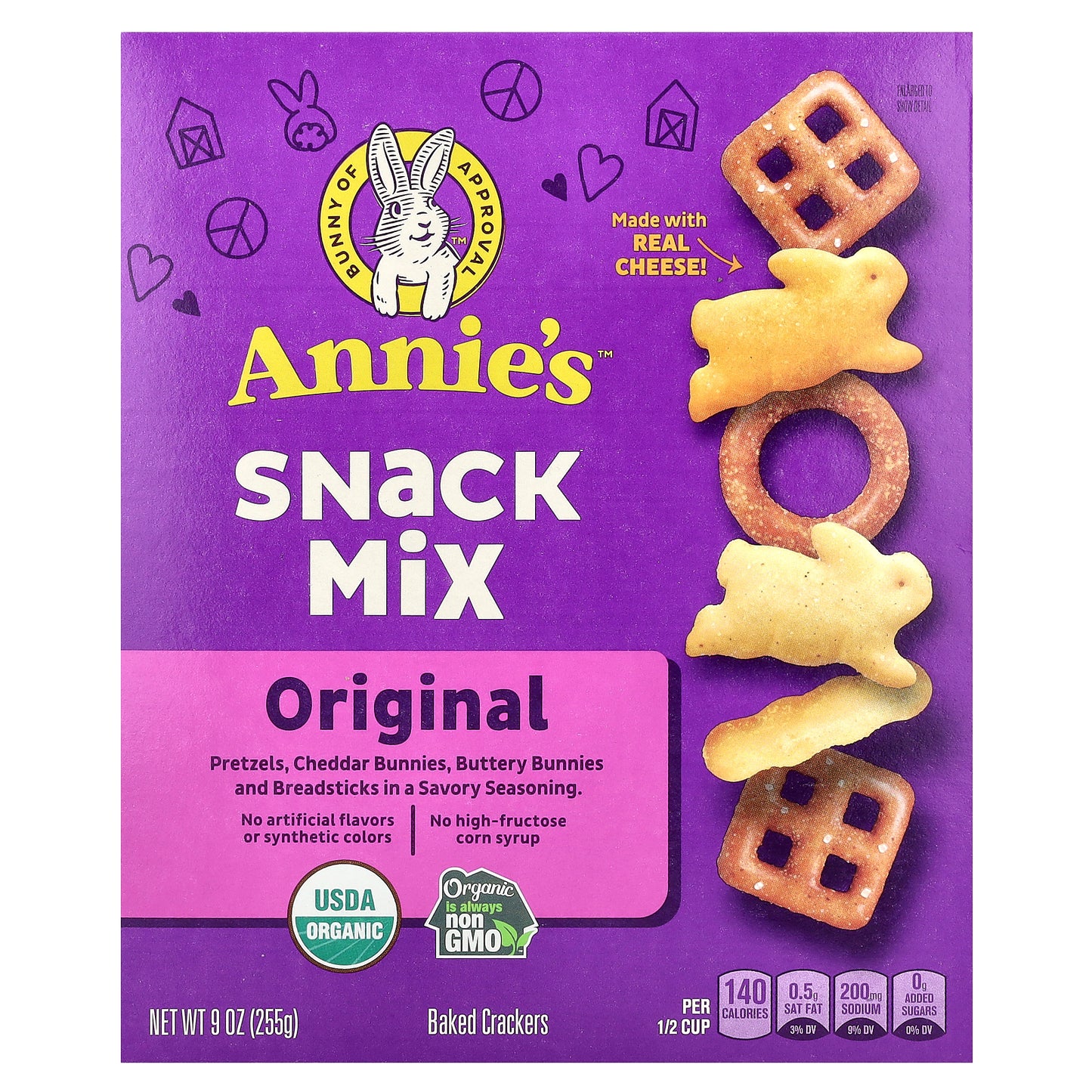 Annie's Homegrown, Snack Mix, Original, 9 oz (255 g)
