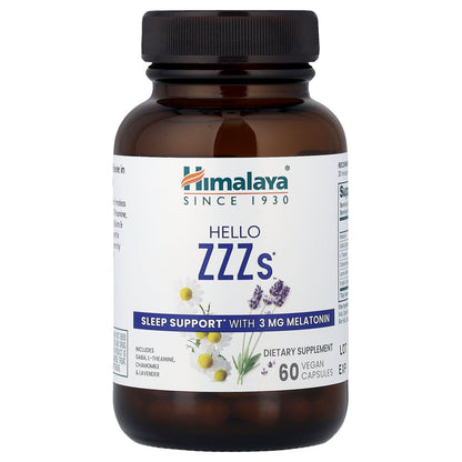 Himalaya, Hello ZZZs™, 60 Vegan Capsules