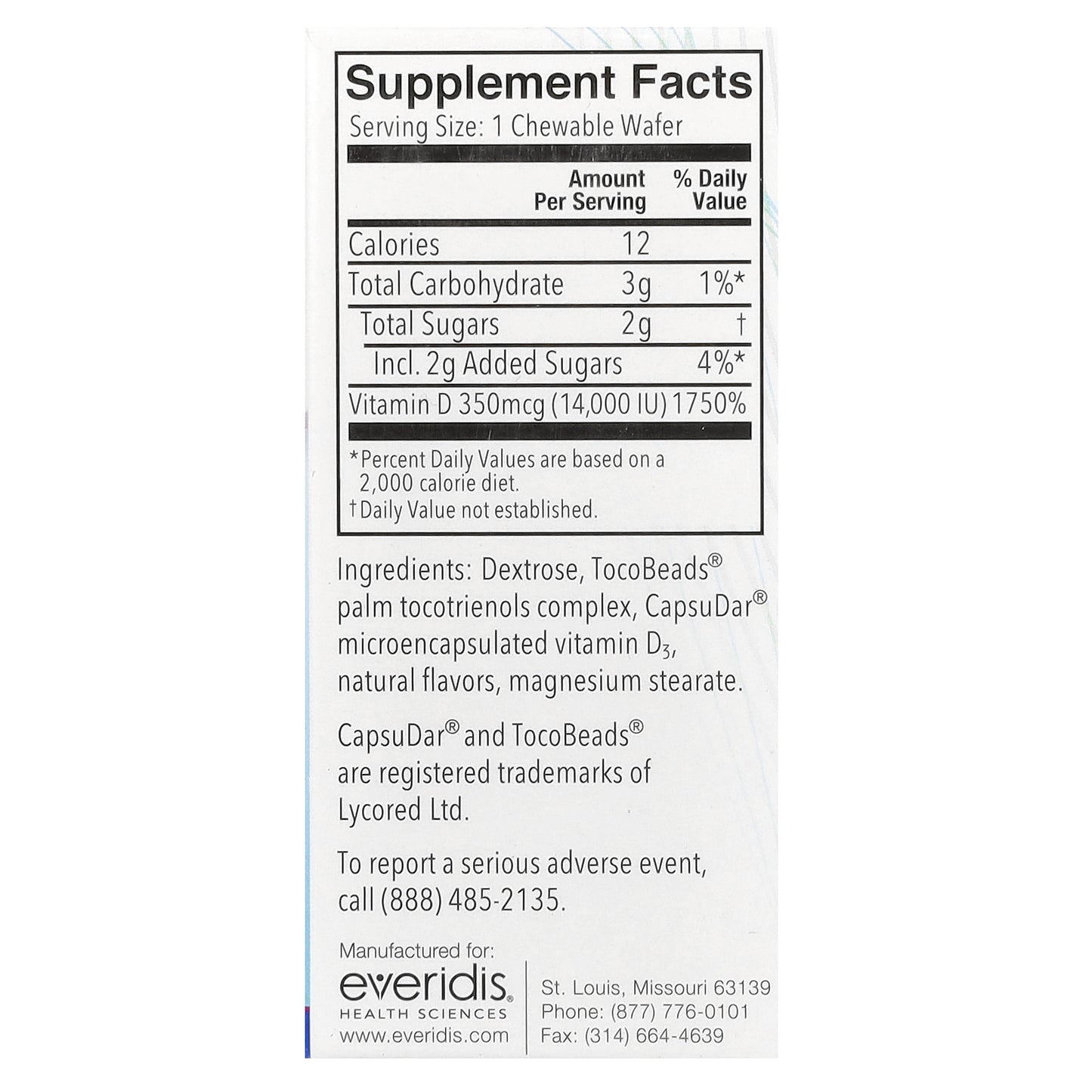 Replesta, NX Cholecalciferol, Once-Weekly Vitamin D, Natural Orange, 14,000 IU, 8 Chewable Wafers