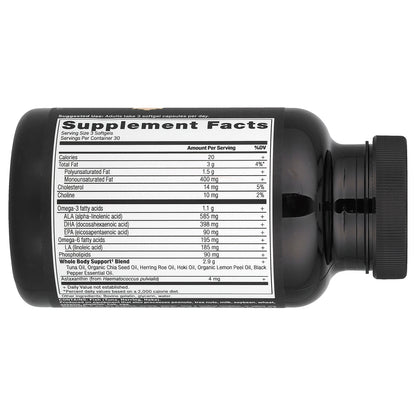 Ancient Nutrition, Omegas, Whole Body, 90 Softgels