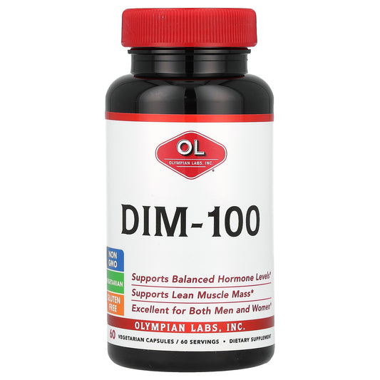 Olympian Labs, DIM-100, 60 Vegetarian Capsules (100 mg per Capsule)