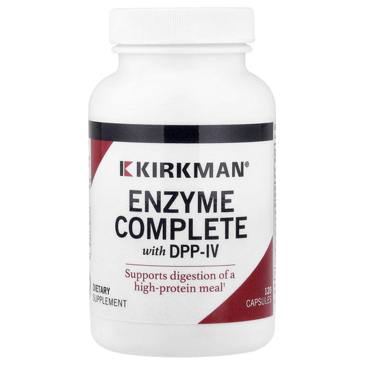 Kirkman Labs, Enzyme Complete With DPP-IV, 120 Capsules