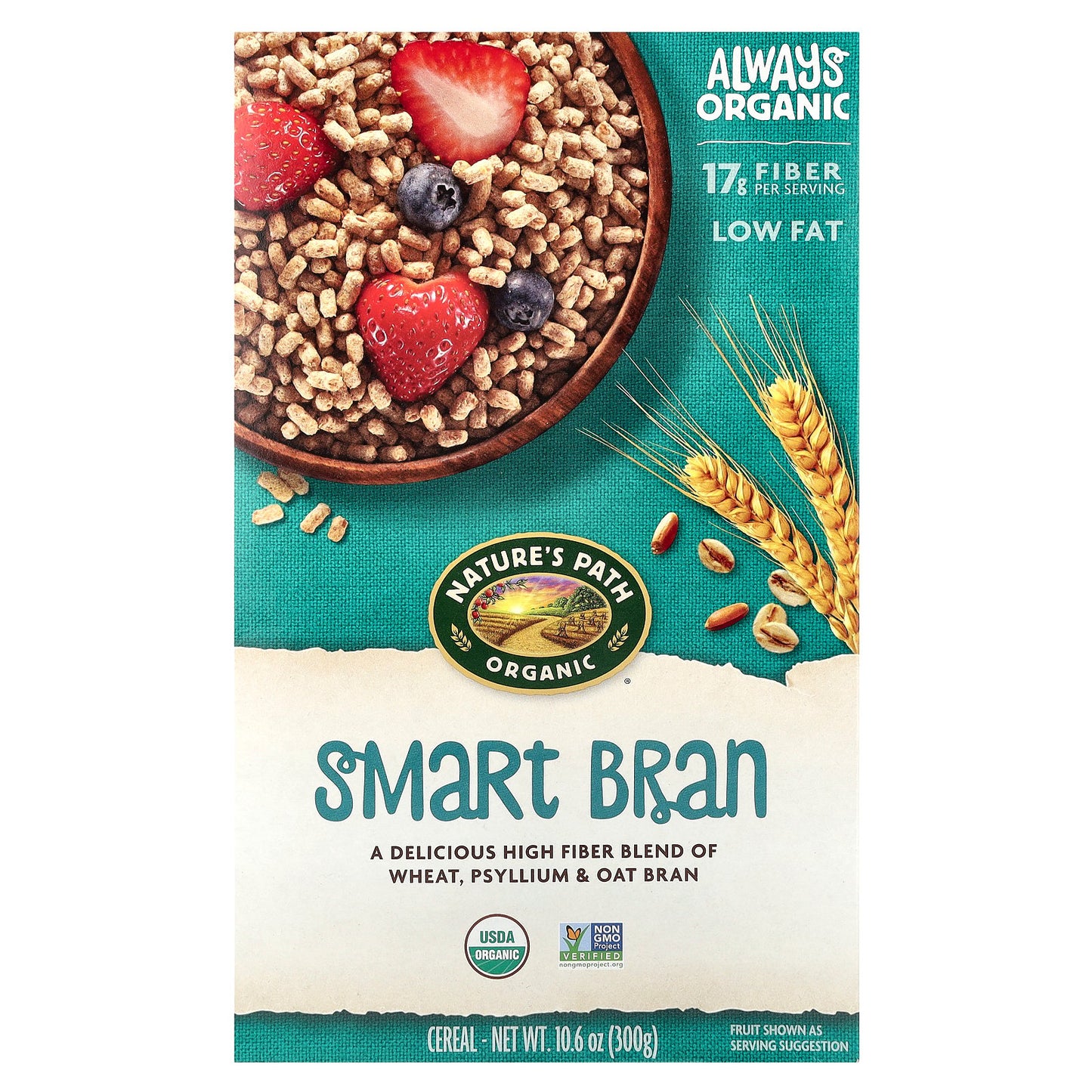Nature's Path, Organic Smart Bran Cereal, 10.6 oz (300 g)