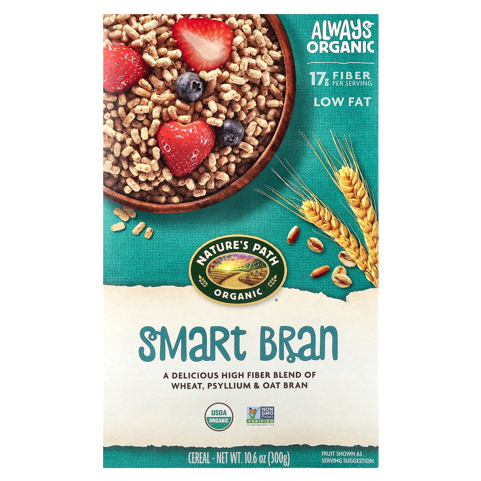 Nature's Path, Organic Smart Bran Cereal, 10.6 oz (300 g)