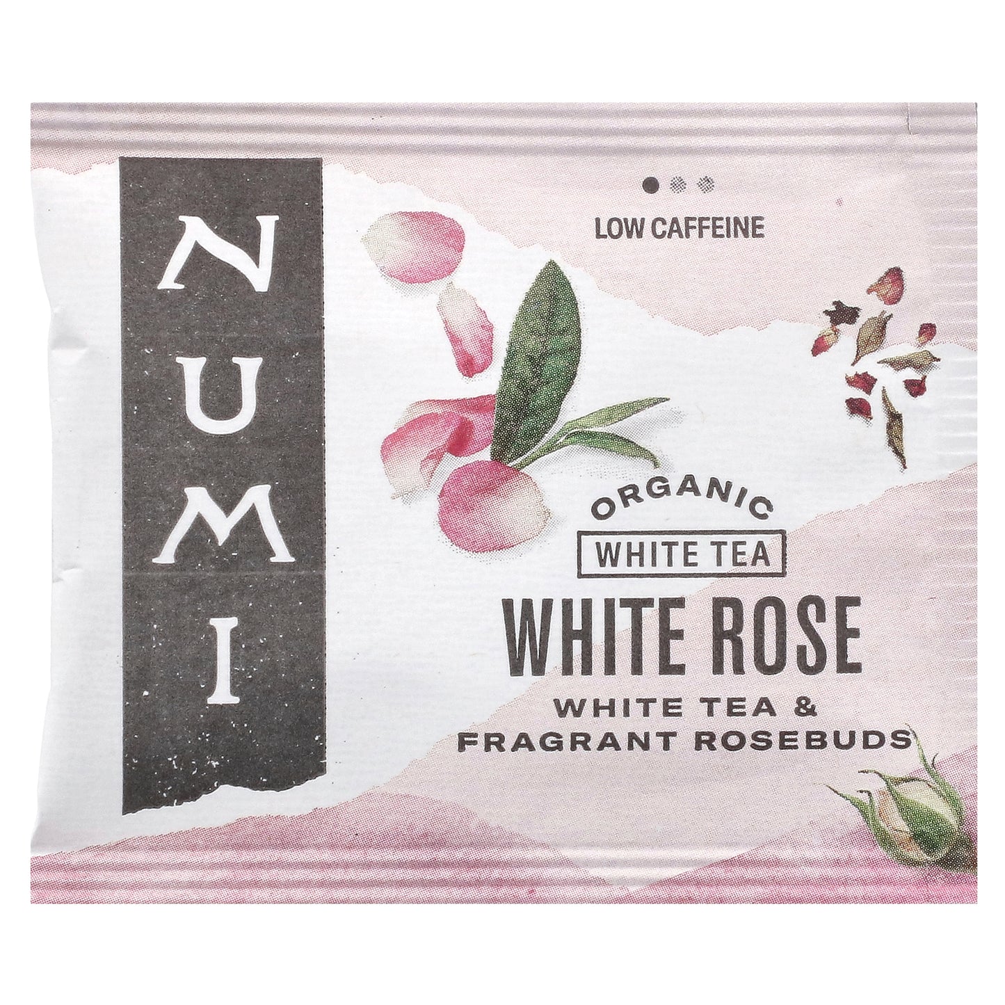 Numi Tea, Organic White Tea, White Rose, 16 Non-GMO Tea Bags, 1.13 oz (32 g)