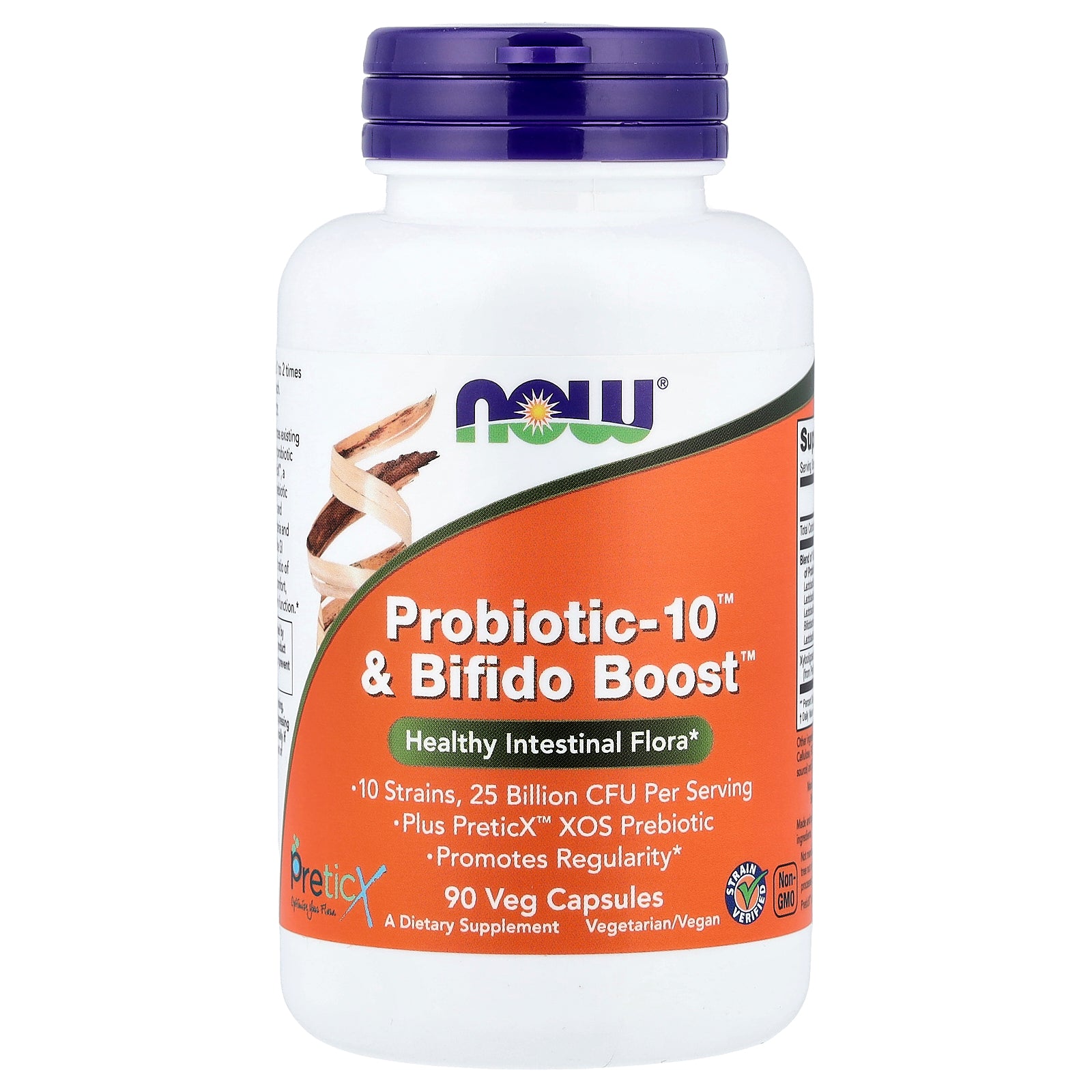 NOW Foods, Probiotic-10™ & Bifido Boost™, 90 Veg Capsules