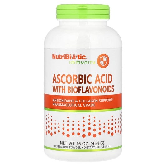 NutriBiotic, Immunity, Ascorbic Acid with Bioflavonoids, Crystalline Powder, 16 oz (454 g)