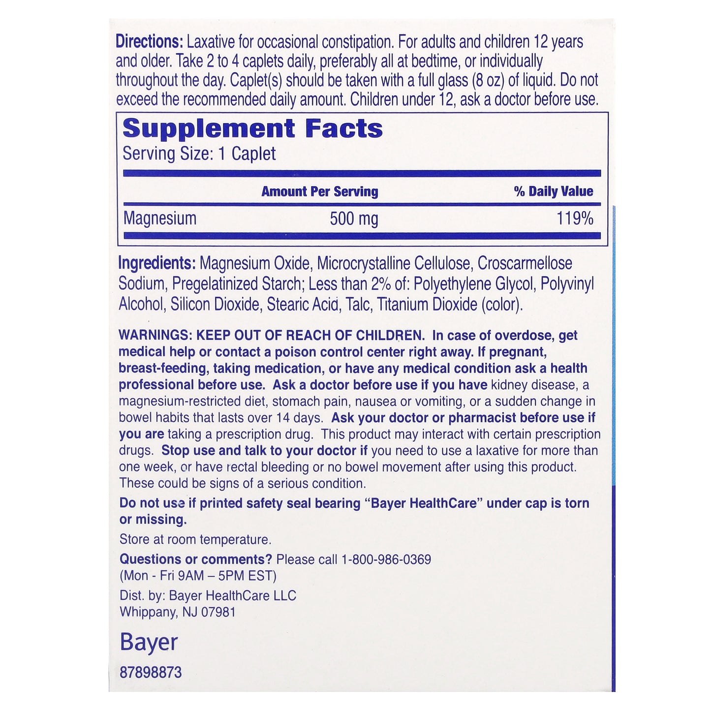 Phillip's, Laxative Caplets, 500 mg, 55 Caplets