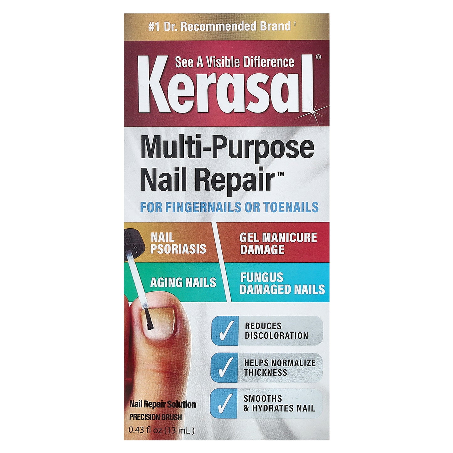 Kerasal, Multi-Purpose Nail Repair™, 0.43 fl oz (13 ml)