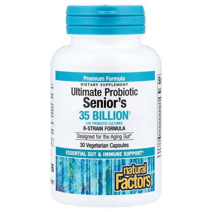 Natural Factors, Ultimate Probiotic Senior's, 30 Vegetarian Capsules