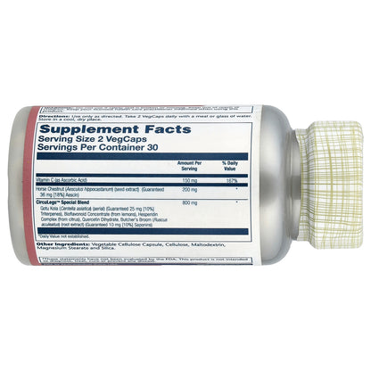 Solaray, CircuLegs™ with Horse Chestnut, 60 VegCaps