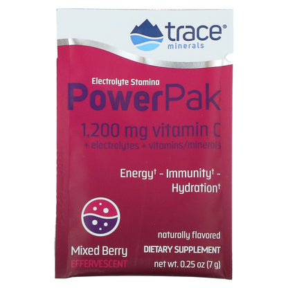 Trace, Power Pak, Mixed Berry, 30 Packets, 0.22 oz (6.1 g) Each