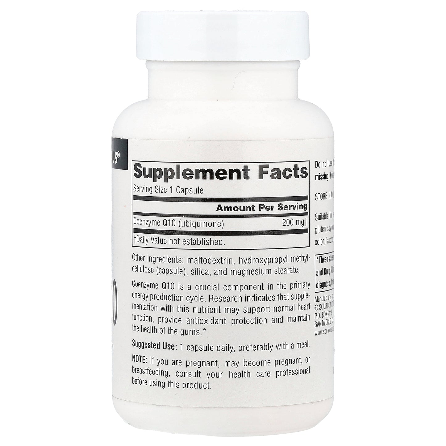 Source Naturals, Coenzyme Q10, 200 mg, 60 Capsules