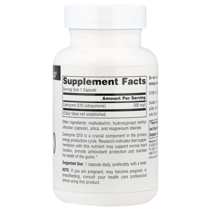 Source Naturals, Coenzyme Q10, 200 mg, 60 Capsules