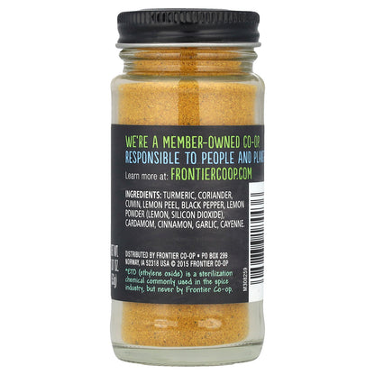Frontier Co-op, Indian Curry Seasoning with Turmeric Coriander & Lemon, 1.87 oz (53 g)