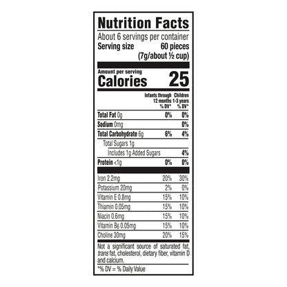 Gerber, Puffs, Puffed Grain Snack, 8+ Months, Peach, 1.48 oz (42 g)