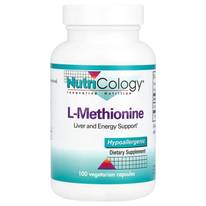 Nutricology, L-Methionine, 500 mg , 100 Vegetarian Capsules