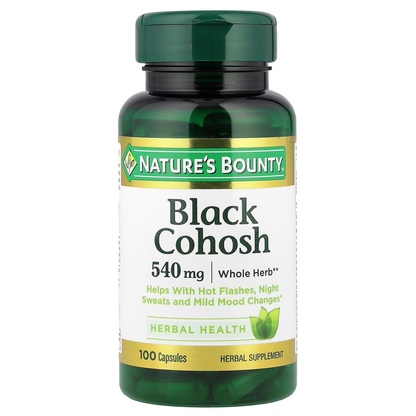 Nature's Bounty, Black Cohosh, 540 mg, 100 Capsules