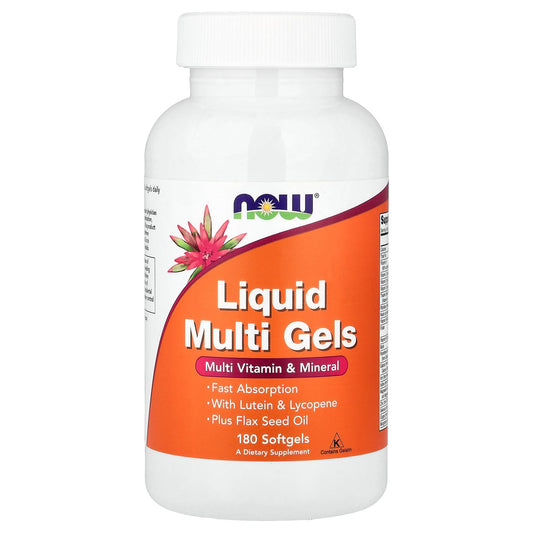NOW Foods, Liquid Multi Gels, 180 Softgels