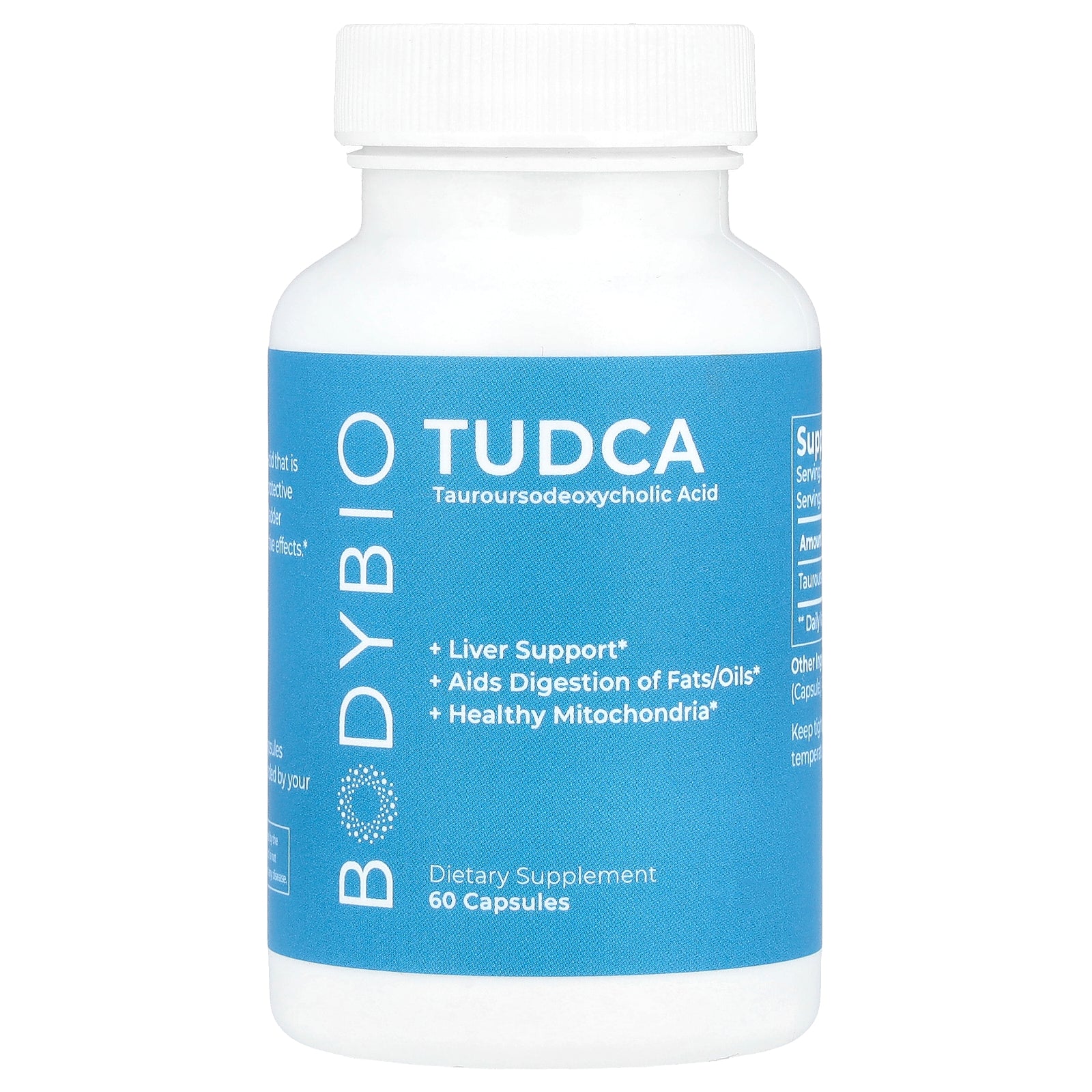 BodyBio, TUDCA, 60 Capsules (250 mg per Capsule)