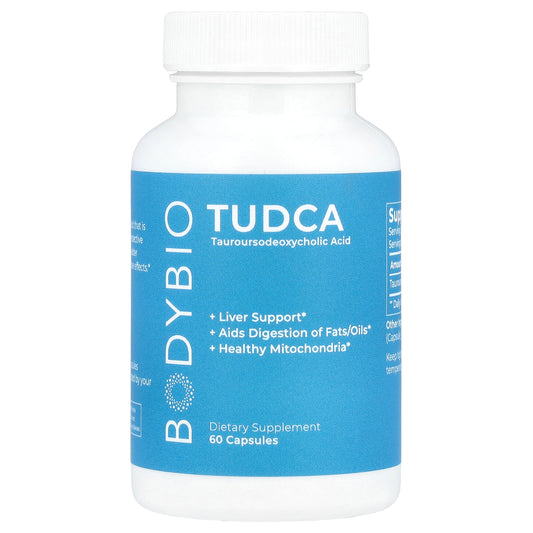 BodyBio, TUDCA, 60 Capsules (250 mg per Capsule)
