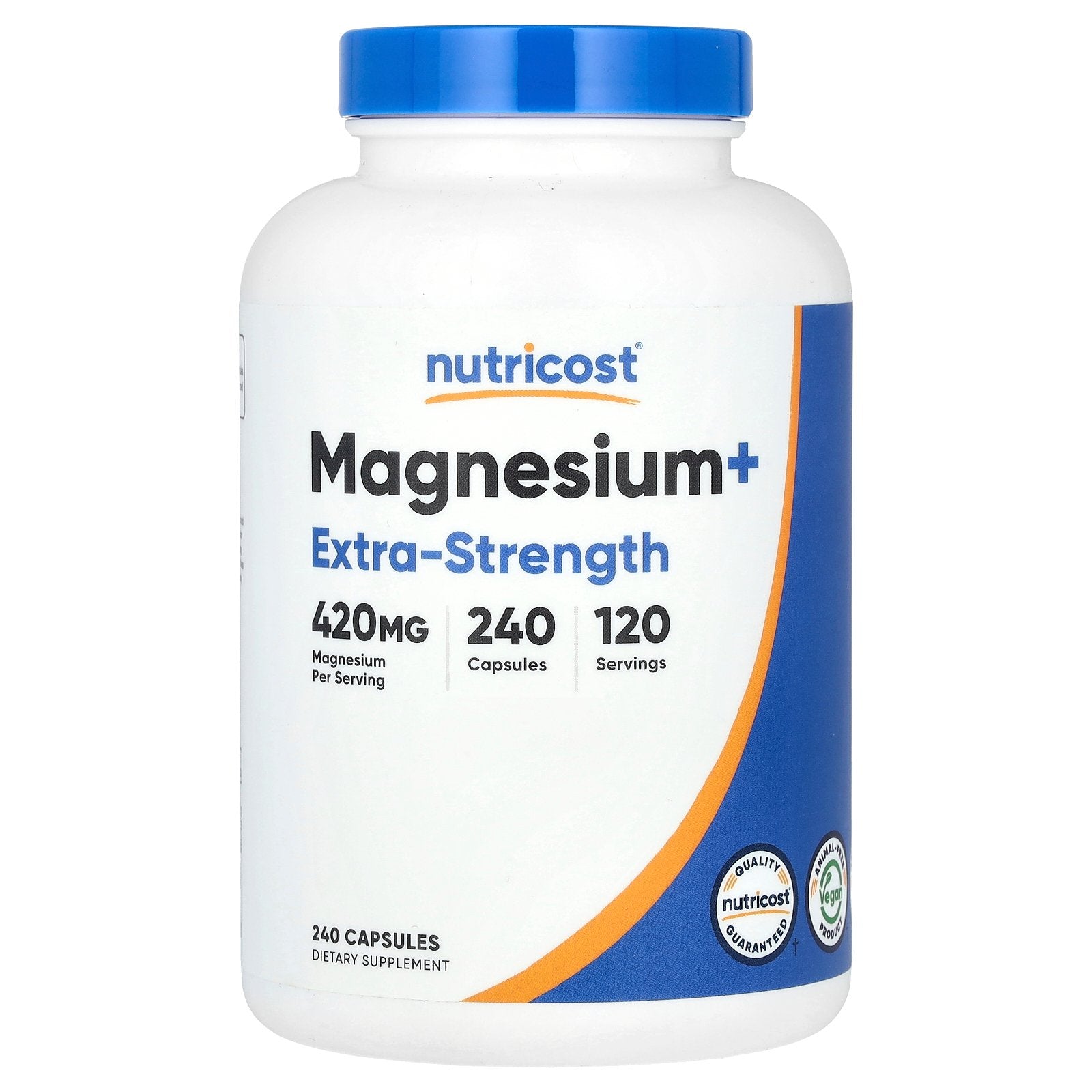 Nutricost, Magnesium+, Extra-Strength, 240 Capsules (210 mg per Capsule)