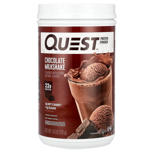 Quest Nutrition, Protein Powder, Chocolate Milkshake, 1.6 lb (726 g)