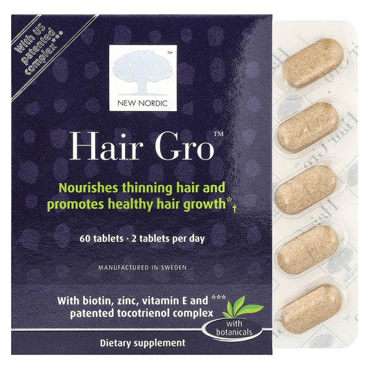 New Nordic, Hair Gro™, 60 Tablets