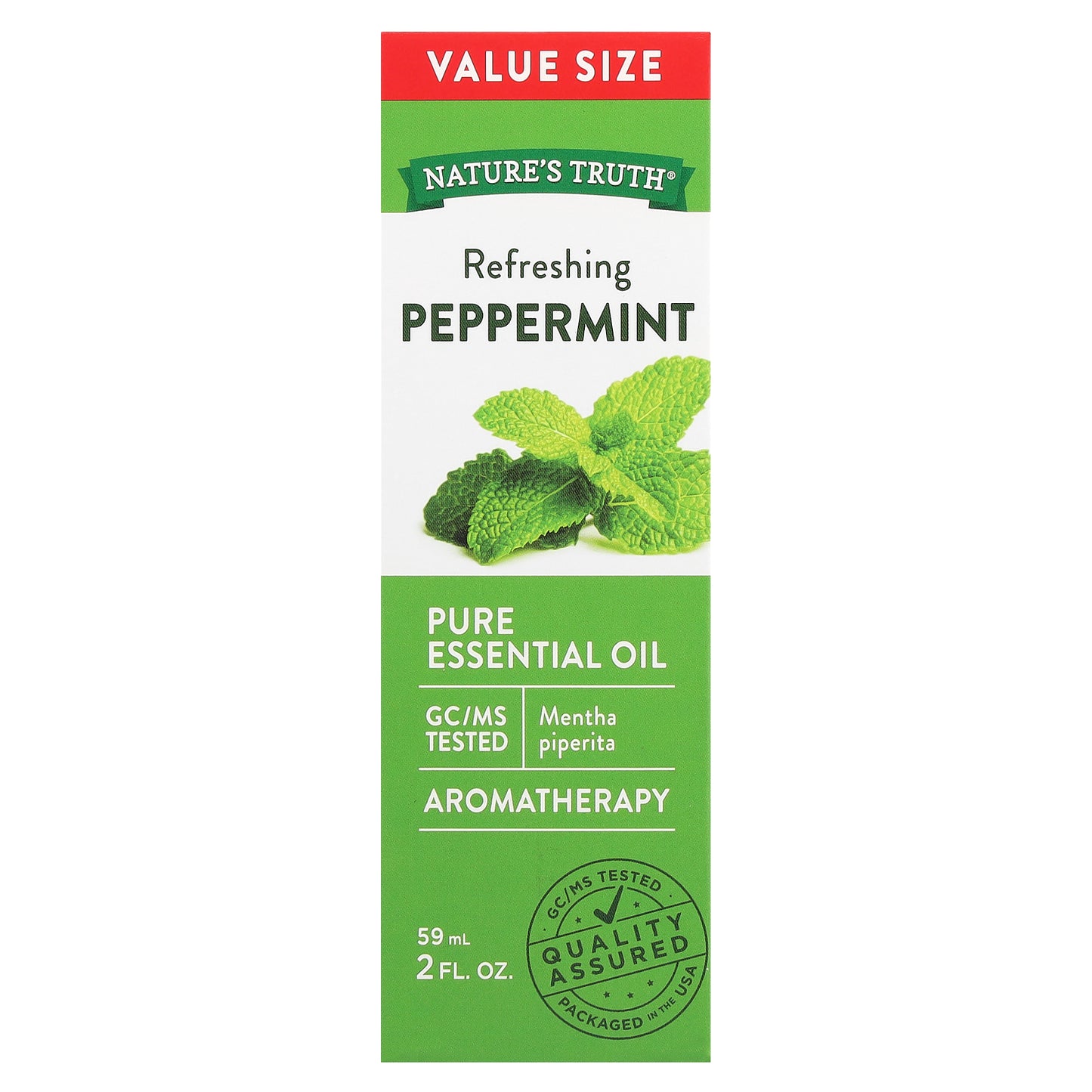 Nature's Truth, Pure Essential Oil, Refreshing Peppermint, 2 fl oz (59 ml)