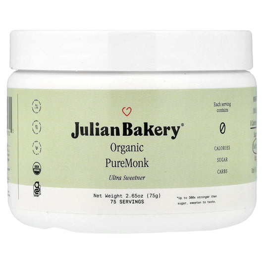 Julian Bakery, Organic PureMonk Ultra Sweetener, 2.65 oz (75 g)