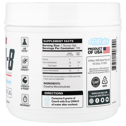 EHPlabs, Crea-8, 17.6 oz (500 g)