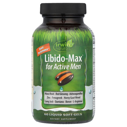 Irwin Naturals, Libido-Max® for Active Men,  60 Liquid Soft-Gels