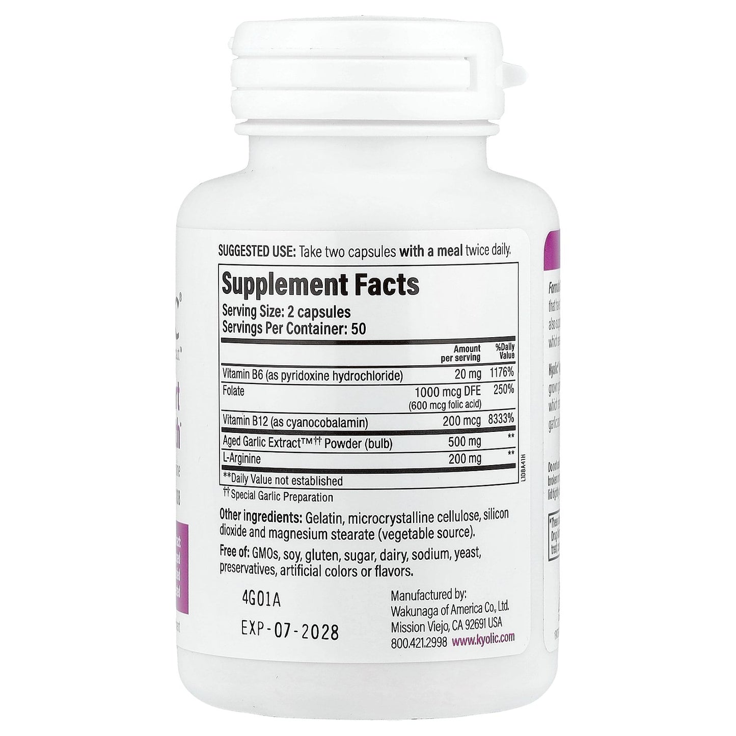 Kyolic, Aged Garlic Extract™, Formula 108, 100 Capsules